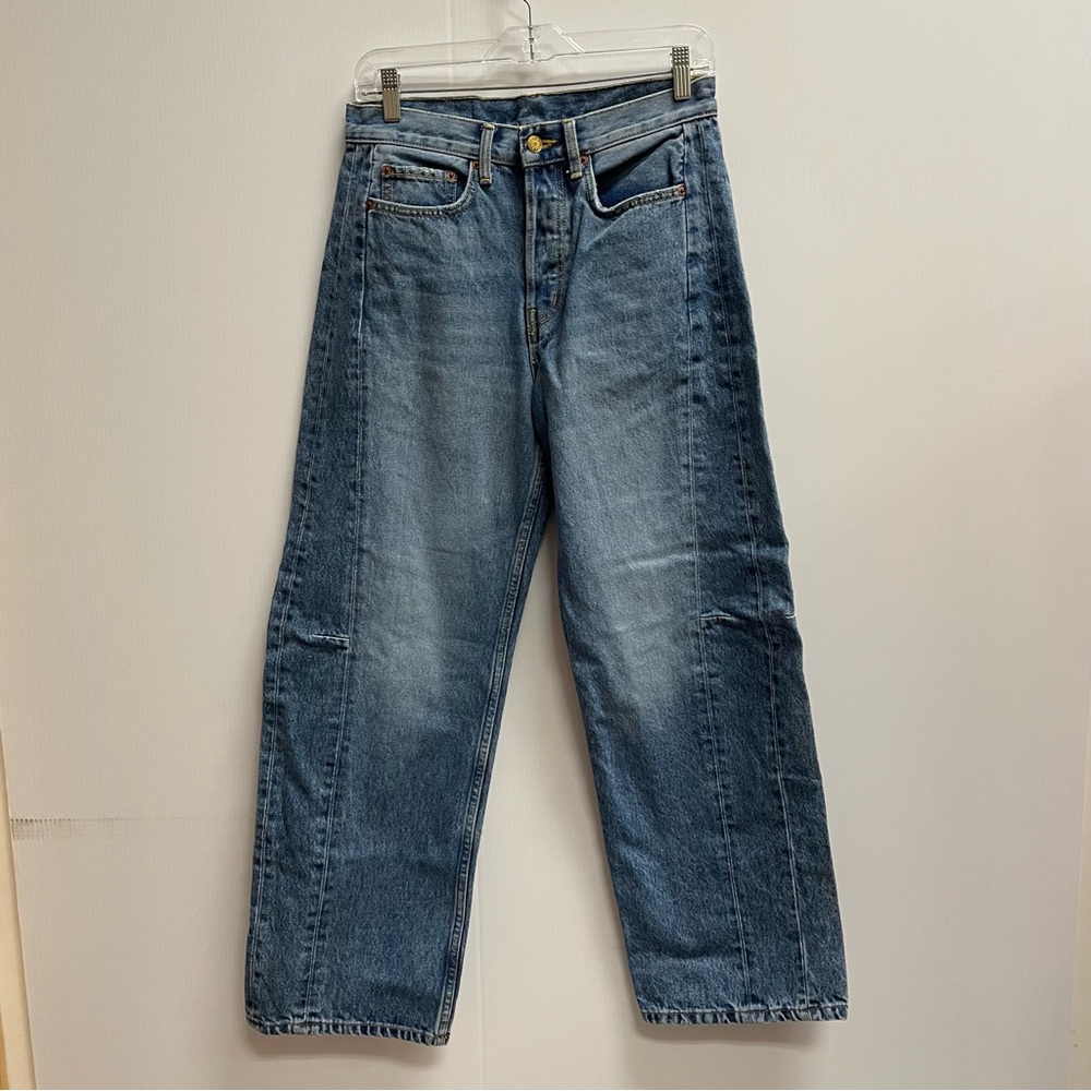 B SIDES Light Blue Wide Leg Jeans